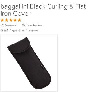 Baggallini Black Curling & Flat Iron Cover